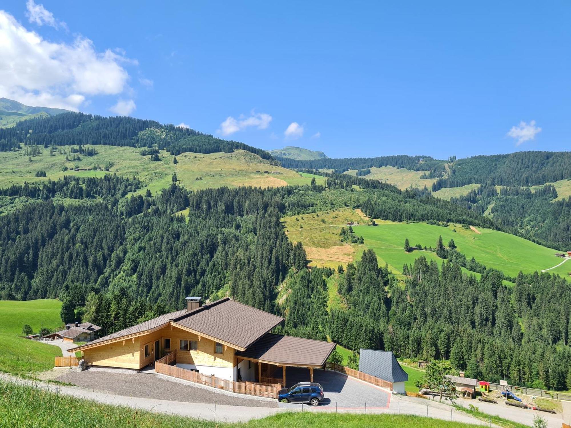 Ferienwohnung Bergpanorama Wild600 Schwarzenau  エクステリア 写真